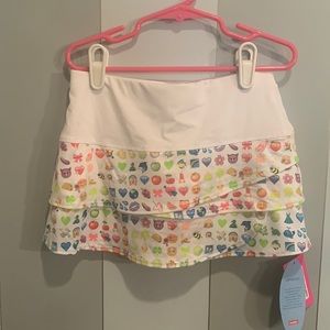 Brand new with tags Lucky in Love Size Small tennis skirt